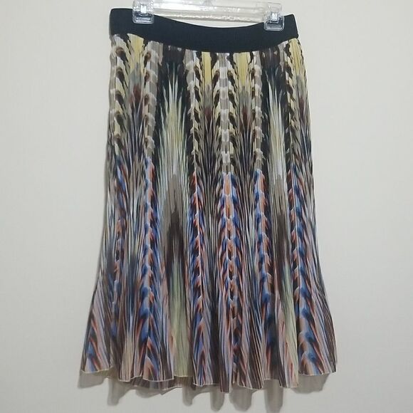 Studio West Brown Multicolored Skirt Sz small - Picture 4 of 5